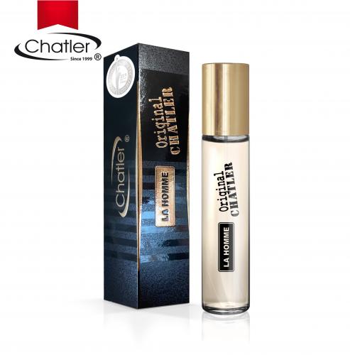 Chatler Eau de Parfum - Original Chatler La Homme For Men Parfüm - Aufsteller mit 6 x 30 ml