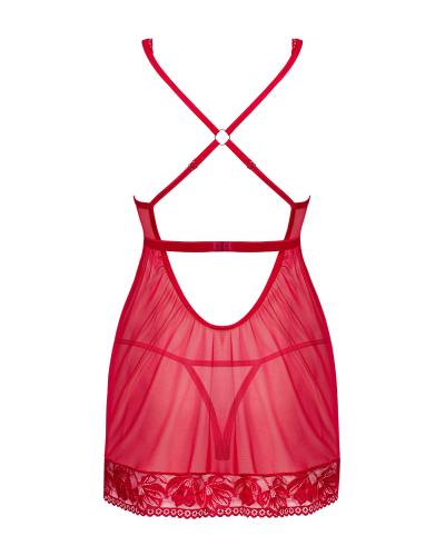 Obsessive - Sexy Babydoll und String - Rot XS/S