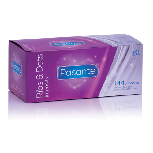 Pasante - Pasante Ribs & Dots Intensity Kondome 144 Stück