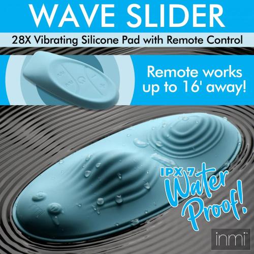 Inmi - N Wave Slider 28X Vibrationskissen mit Fernbedienung