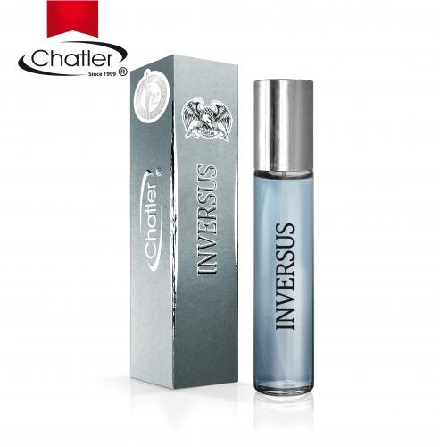 Chatler Eau de Parfum - Inversus For Men Parfüm - Aufsteller mit 6 x 30 ml