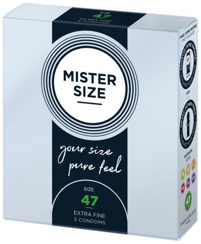 Mister Size - MISTER.SIZE 47 mm Kondome 3 Stück