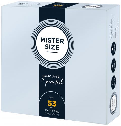 Mister Size - MISTER.SIZE 53 mm Kondome 36 Stück
