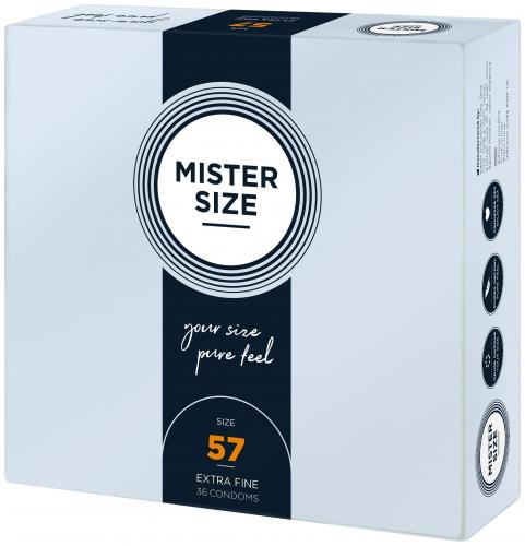 Mister Size - MISTER.SIZE 57 mm Kondome 36 Stück