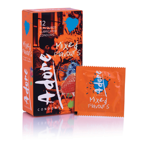 Pasante - Adore Kondome mit Geschmack - 12 Kondome