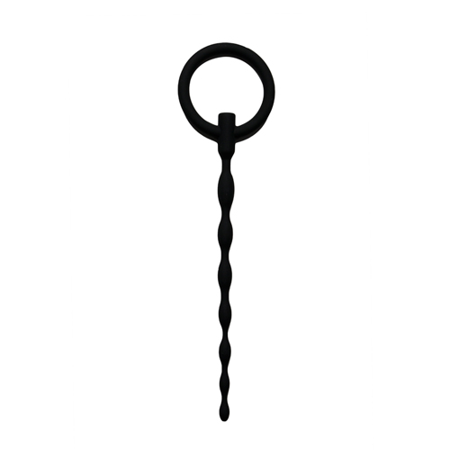 Sinner Gear - Penis-Plug mit Ring aus Silikon – Schwarz
